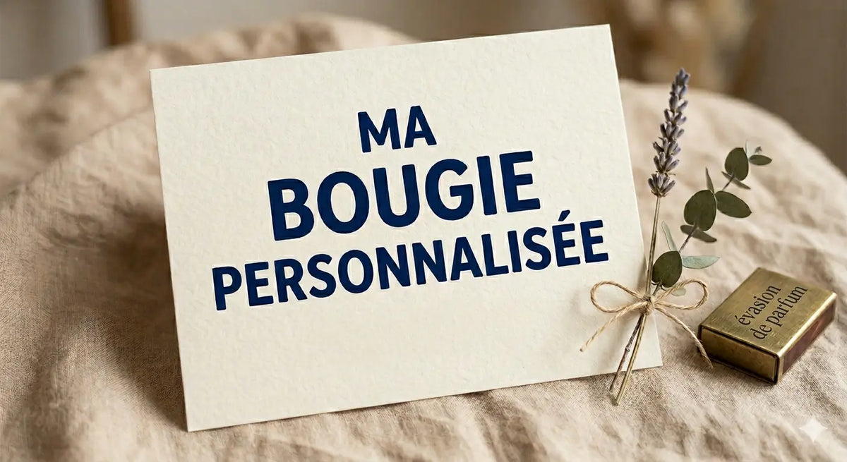 Bougie personnalisée : choix du modèle et de la fragrance